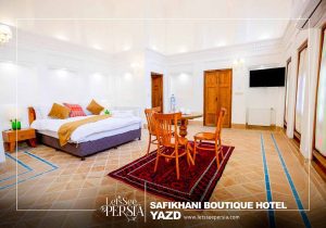 double room of safikhani boutique hotel yazd