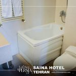 bathroom of saina hotel tehran