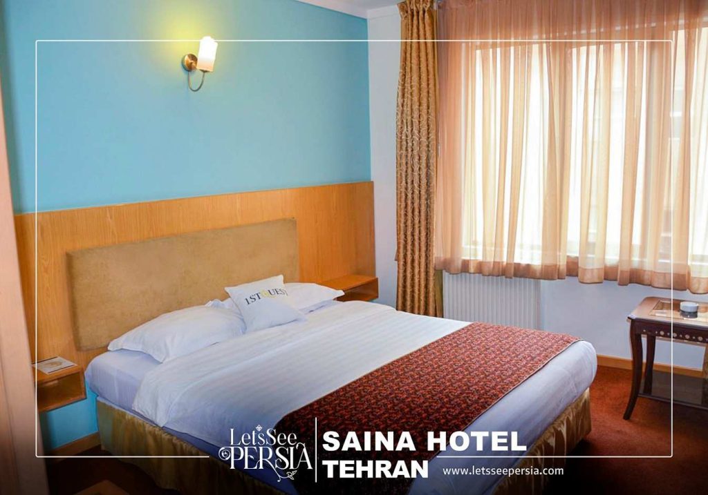 double room of saina hotel tehran