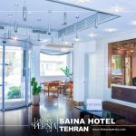 reception of saina hotel tehran