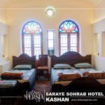 triple room of saraye sohrab sepehri hotel kashan