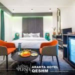 double room of arakta hotel qeshm