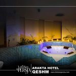 jacuzzi of arakta hotel qeshm