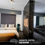 suite double room of arakta hotel qeshm