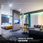 suite room of arakta hotel qeshm