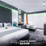 triple room of arakta hotel qeshm