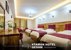 triple room of ataman hotel qeshm