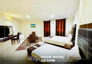 twin room of eram hotel qeshm