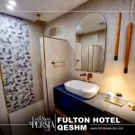 bathroom of fulton hotel qeshm in villa part