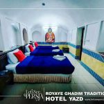 triple room of royaye ghadim traditional hotel yazd