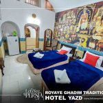 twin room of royaye ghadim traditional hotel yazd