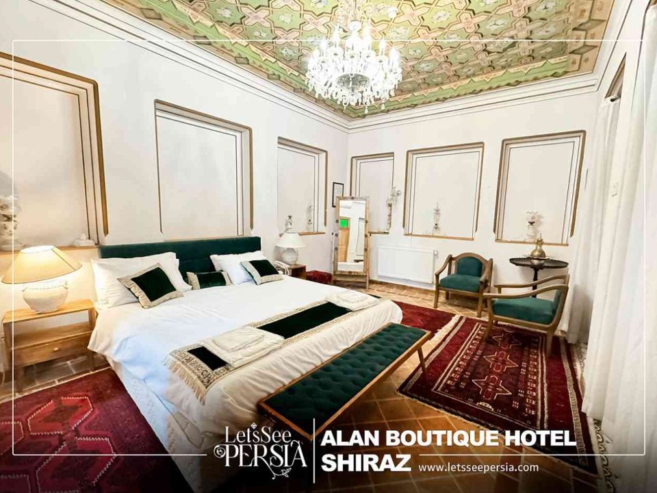 double room of alan boutique hotel shiraz