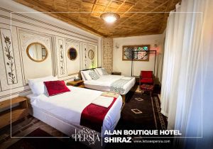 triple room of alan boutique hotel shiraz