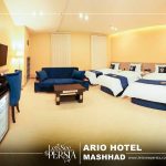 four bed room of ario hotel mashhad