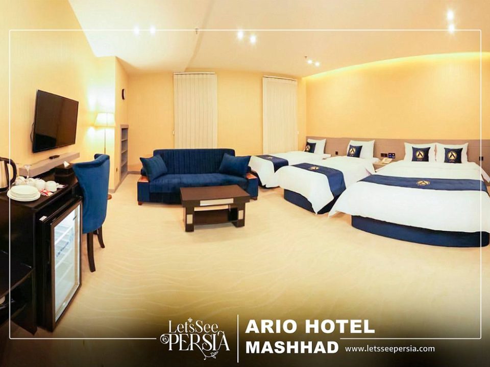 four bed room of ario hotel mashhad