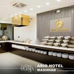 self service table reastaurant of ario hotel mashhad