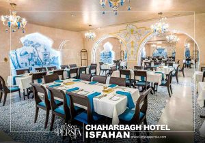 restaurant of chaharbagh hotel isfahan