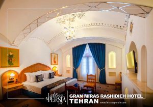 double bed of gran miras rashidieh hotel tehran