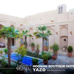 inner yard of hooman boutique hotel yazd