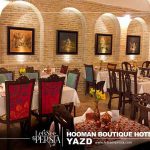 restaurant of hooman boutique hotel yazd