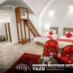 suite room of hooman boutique hotel yazd. twin room like duplex room with extra bed