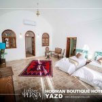 suite four bed room of hooman boutique hotel yazd