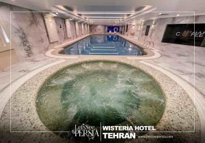 pool and jacuzzi of wisteria hotel tehran