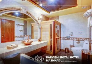 penthouse bathroom of darvishi royal hotel mashhad