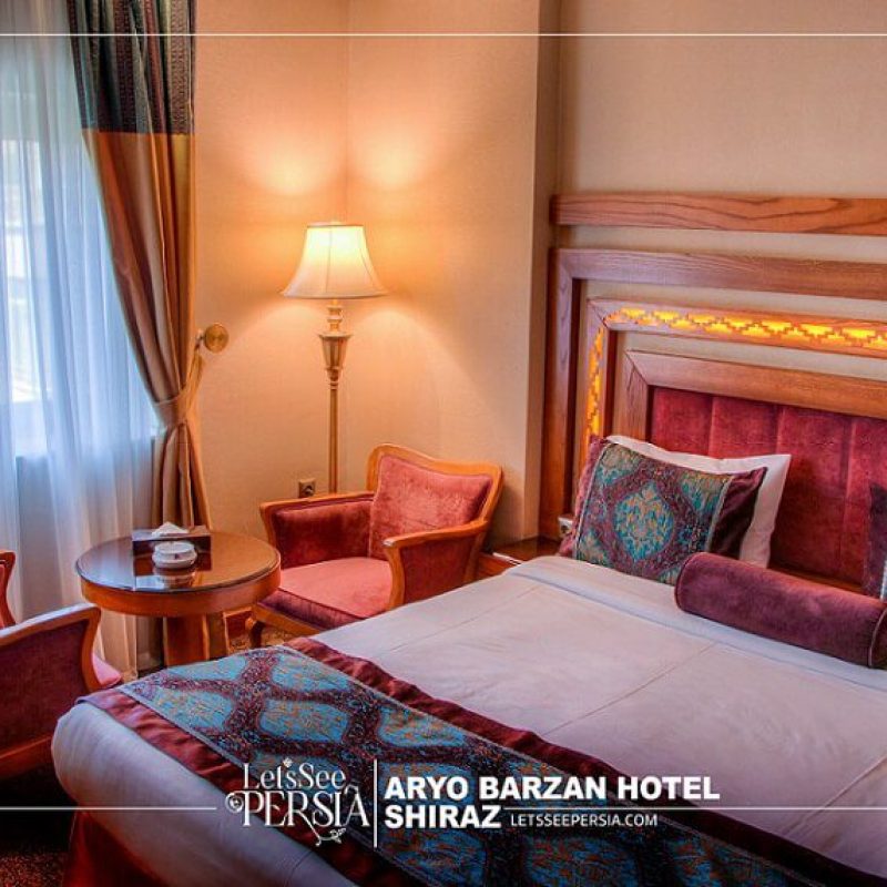 double room of aryo barzan hotel shiraz