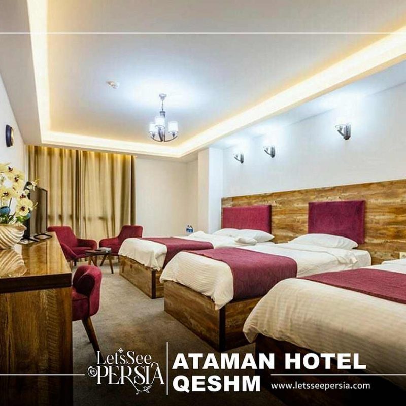 triple room of ataman hotel qeshm