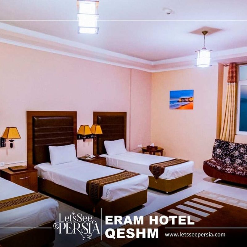 triple room of eram hotel qeshm