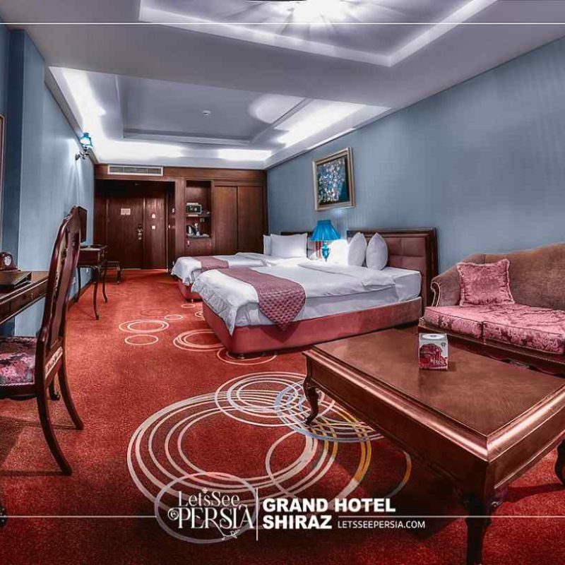 twin room of grand hotel shiraz