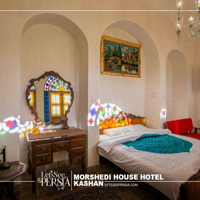 double room of morshedi house hotel kashan