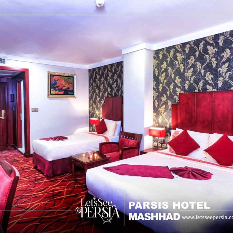 triple room of parsis hotel mashhad