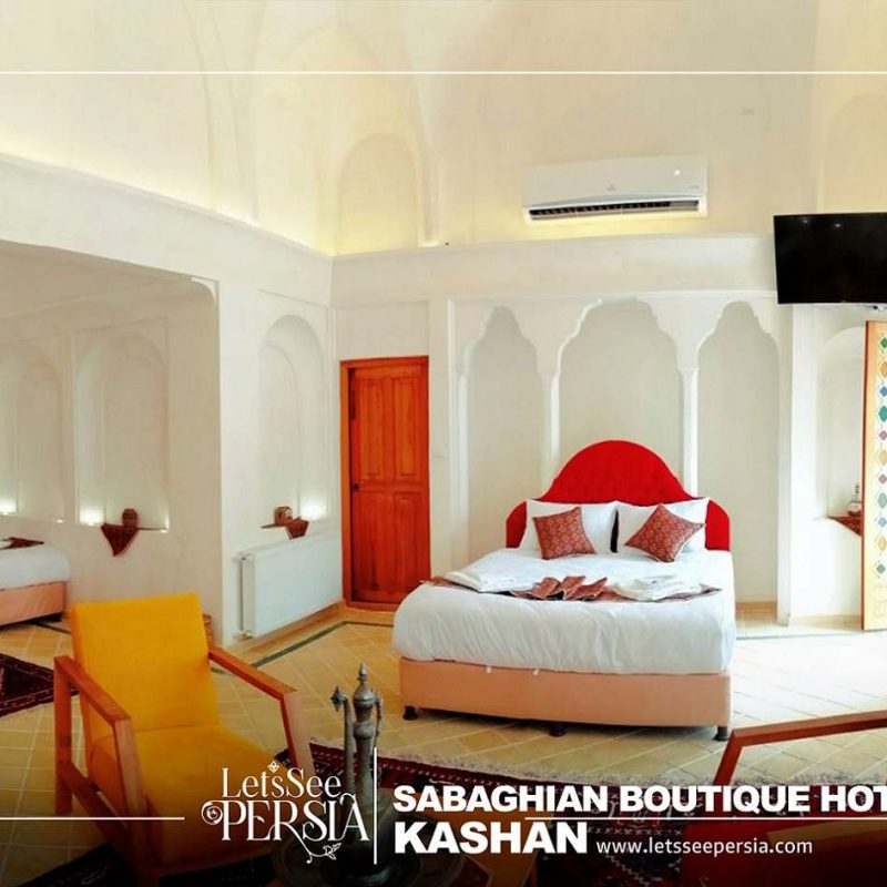 shah neshin four bed room of sabaghian boutique hotel kashan