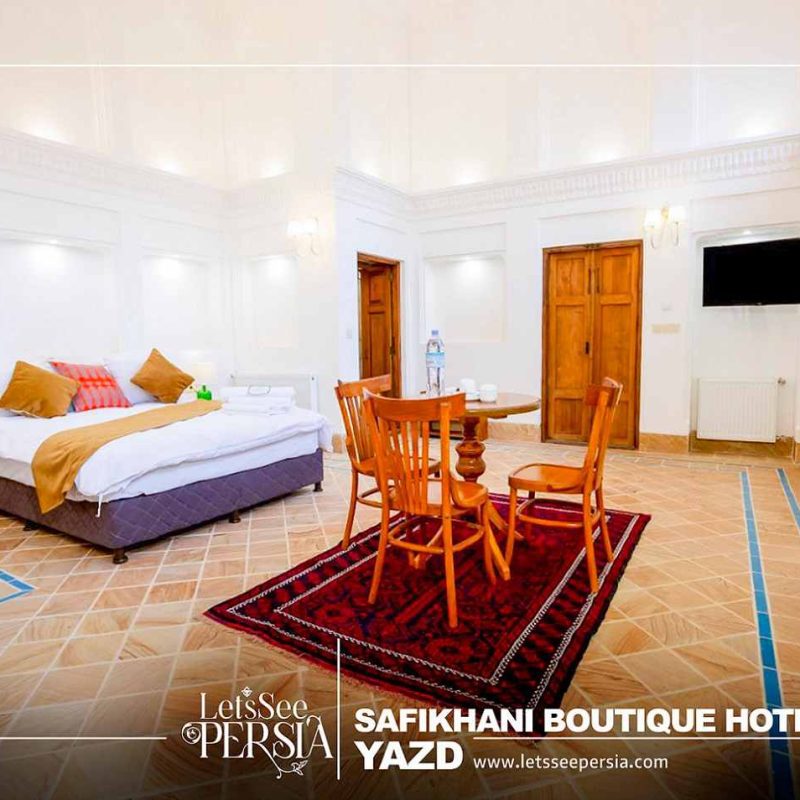 double room of safikhani boutique hotel yazd