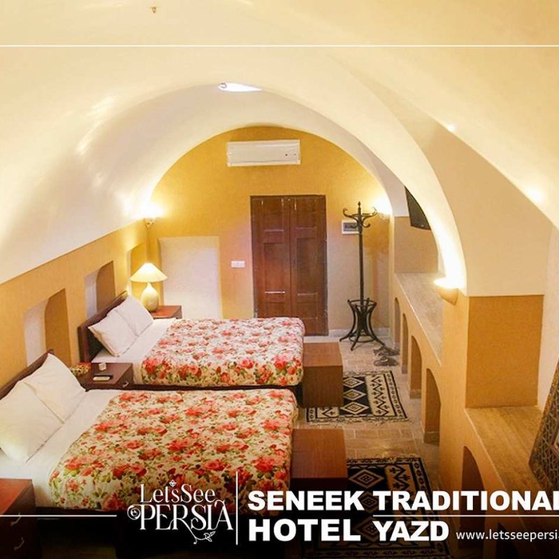 four bed room of seneek traditional hotel yazd