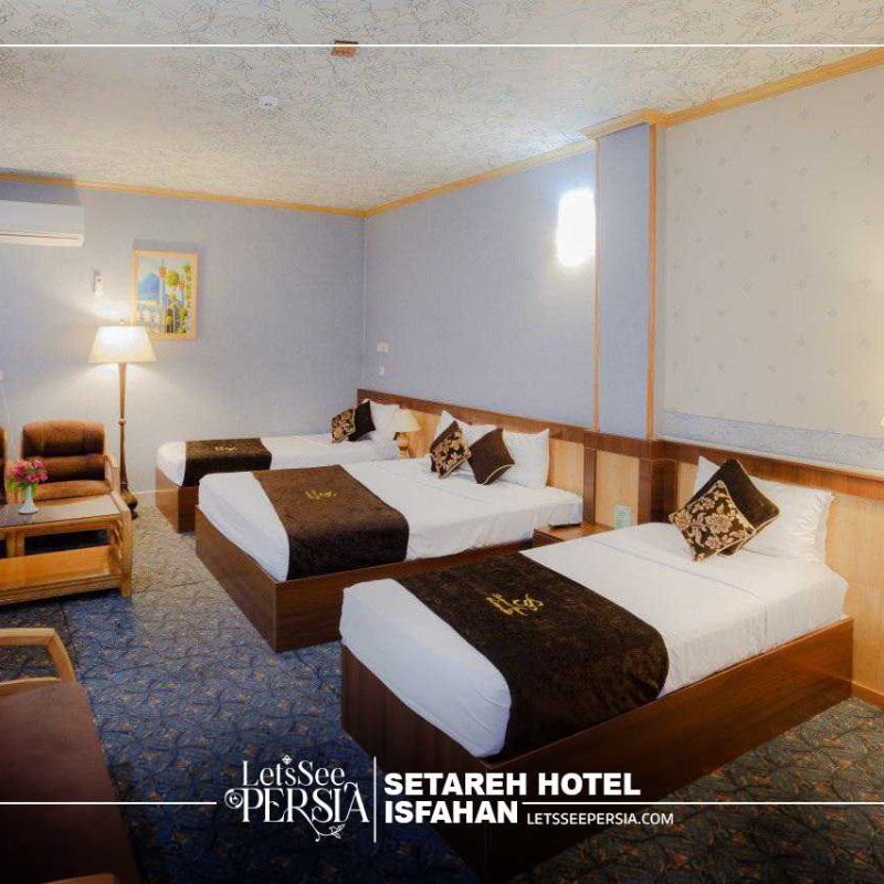 four bed room of setareh hotel isfahan